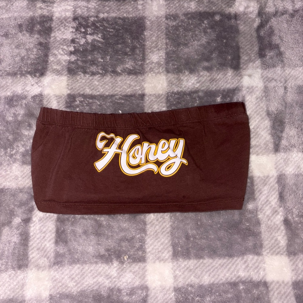 Streetwear Society Brown Tube Top